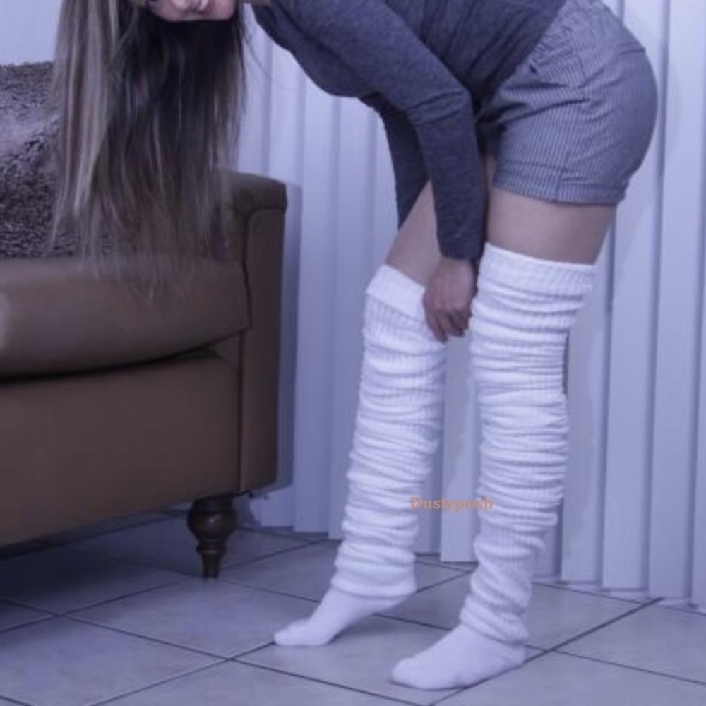 69” Long Loose Thigh High Socks Cozy Over The Knee